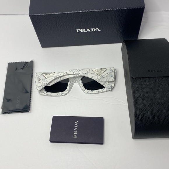 💯 - New - Prada Eyewear Symbole rectangular-frame sunglasses - Picture 17 of 17